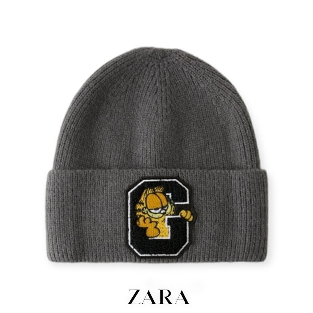 ZARA Kids | Gray | GARFIELD © PAWS INC KNIT HAT